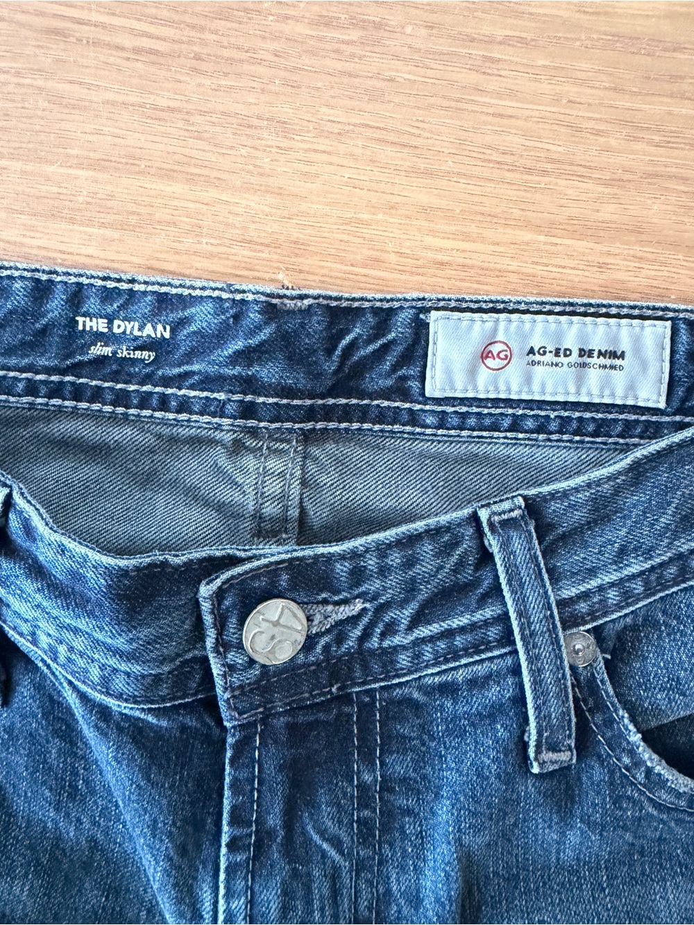 AG Adriano Goldschmied The Dylan Slim Skinny Blue Men's - Size 30R - Picture 10 of 11